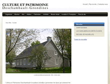 Tablet Screenshot of culture-patrimoine-deschambault-grondines.ca